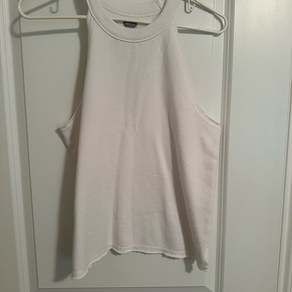 Aerie white sweatshirt tank